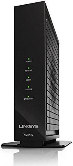 Linksys CM3024 High Speed DOCSIS 3.0 24x8 Cable Modem, Certified for Comcast/Xfinity, Time Warner, Cox & Charter (Modem Only, No Wifi Functionality)