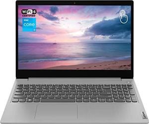 LENOVO Ideapad 3 Laptop, 15.6" HD Touchscreen, Intel Core i3-1115G4 Processor, 12GB RAM, 256GB SSD, HDMI, Webcam, Wi-Fi 6, Bluetooth, Windows 11 Home, Grey