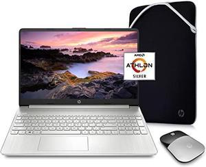 HP Newest Pavilion Laptop, 15.6" HD LED Display, AMD Dual-Core Processor, AMD Radeon Graphics, HDMI, USB Type-C, Long Battery Life, Sleeve and Wireless Mouse Bundle, Win 11 (16GB RAM | 1TB SSD)