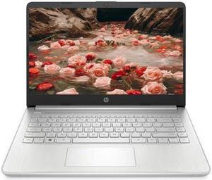 HP Notebook Laptop, 14" HD (1366 x 768) Display, AMD Ryzen 5 5500U (6 Cores), 16GB RAM, 512GB PCIe SSD, HDMI, SD Card Reader, Windows 11 Home, Natural Silver, TWE Mouse Pad