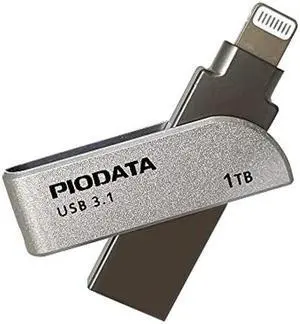 iXflash 1TB MFi Certified Flash Pen Drive for iPhone/iPad/Mac/PC USB 3.1 Type A Lightning External Storage Memory Photo Stick
