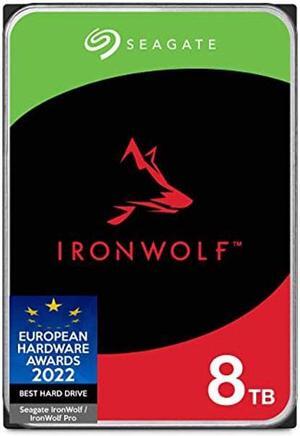 Seagate IronWolf 8TB NAS Internal Hard Drive HDD - 3.5 Inch SATA 6Gb/s 7200 RPM 256MB Cache for RAID Network Attached Storage - Frustration Free Packaging (ST8000VNZ04/N004)