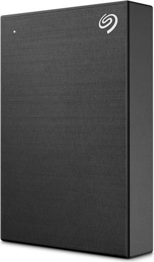 Seagate 5000GB One Touch 5TB External HHD Drive with Rescue Data Recovery Services, Black (STKC5000400)