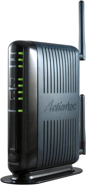 Actiontec 300 Mbps Wireless-N ADSL Modem Router (GT784WN)