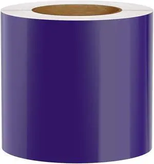 Premium Vinyl Label Tape, Purple, 5" x 150' for DuraLabel 9000, LabelTac 9, SafetyPro 9G, VnM 8 and Viscom ProMax 9