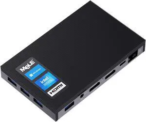 MeLE Fanless Mini PC Quieter2Q Celeron J4125 Micro Computer 8GB 256GB Small Desktop Server with Gigabit Ethernet, PXE, Dual HDMI 4K, BIOS Unlock on Industrial Use, Astrophotography, Webcasting