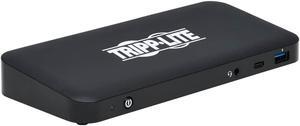 Tripp Lite Triple Monitor USB-C Dock Universal Laptop Docking Station Hub, HD 4K @ 60Hz HDMI & 2X DisplayPort, Windows & Mac Compatible, USB-C & 3X USB 3.2 Ports, 3-Year Warranty (U442-DOCK8-B)