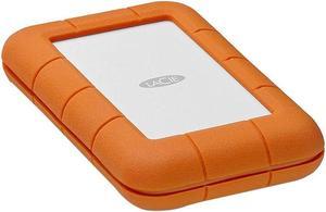 LaCie 2TB Rugged Thunderbolt USB-C External Hard Drive, Orange