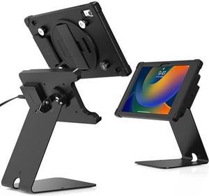 CTA Desktop Kiosk POS Stand for iPad 10th Gen with Wireless Charging Case - Durable Steel Material - Quick Release Function with Magnetized Plate for iPad 10th Gen 10.9" Inch - (PAD-ICCTK109)