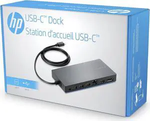 HP Y0K80AA#ABA Dock for USB-A/C Laptops (USB-A/C to HDMI, DisplayPort, USB-C, USB-A and Ethernet)