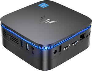 KAMRUI AK1PLUS Mini PC,12th Intel Alder Lake- N95 up to 3.4 GHz,16GB RAM+512GB M.2 SSD,Mini Computer Support 2.5" SSD (up to 2TB),WiFi 2.4G/5G,BT 4.2,4K, Business, Home, Office