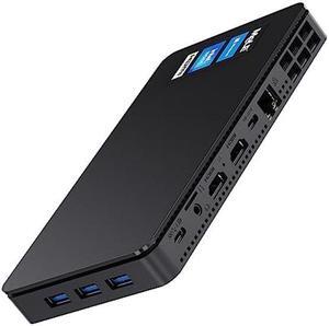 MeLE Overclock3C Mini PC Windows 11 Pro Micro PC Celeron N5095(4C/4T, up to 2.9Ghz, TDP 15W) 8GB DDR4 256GB ROM Small Desktop Computer with 2 X HDMI 4K@60Hz, USB-C, WiFi 6, BT5.2, VESA Mount