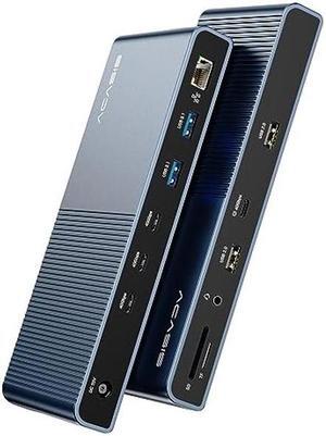 ACASIS 40Gbps Dock for Thunderbolt 4/3 Devices, USB 4 Host Devices, 13-in-1 Laptop Docking Station, Single 8K60Hz or Dual 4K60Hz Display, 3x40Gbps Port, 2xUSB A 3.1, GbE, SD/TF 4.0, 3.5mm Audio