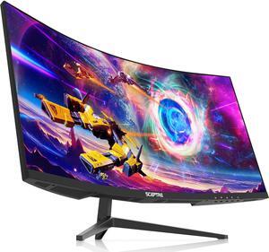 Sceptre 30-inch Curved Gaming Monitor 21:9 2560x1080 Ultra Wide/ Slim HDMI DisplayPort up to 200Hz Build-in Speakers, Metal Black (C305B-200UN1)