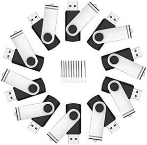 Wholesale USB Flash Drive 2.0 Thumb Drive 1GB,GEEUMI 50 Pack USB Memory Stick,Data Storage USB Drive,Portable Jump Drive Zip Drive with Keychain