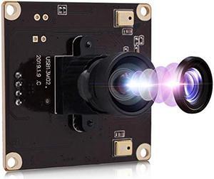 13 Megapixel USB Camera No Distortion Fixed Focus Webcam for Industrial HD 13 MP USB Webcam MJPEG 15fps 3840x2880 Sony IMX214 Sensor USB Camera for Computer PC Laptop Desktop,Support Most OS