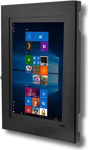 TABcare Locking Anti-Theft Security Metal Case for Microsoft Surface Pro 3 4 5 6 7 Tablet Supports VESA, Wall Mount (Surface Pro 3/4/5/6, Black)