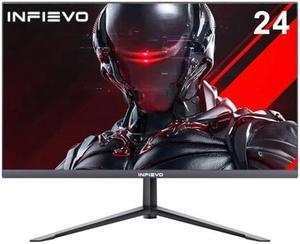 INFIEVO Gaming Monitor 24 Inch FHD 1080P Computer Monitor 165Hz VA 1ms Built-in Speakers, FreeSync, Ultra-Thin PC Monitor, VESA Compatible, Tilt Adjustable, Eye Care Technology, HDMI/DP