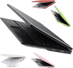 Goldengulf 7 Inch Portable Mini Computer Laptop PC Netbook for Kids Android 12 Quad Core 32GB WiFi Built in Camera Netflix YouTube Flash Player (Black)