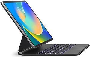 Keyboard Case for iPad Pro 12.9 inch 2022-6th / 2021-5th / 2020-4th / 2018-3rd Generation - Magnetic Keyboard Case with Multi-Touch Trackpad - Floating Cantilever Stand- Backlit Wireless Keyboard