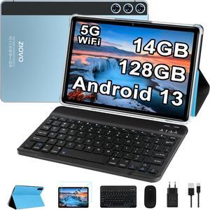 ZIOVO 2023 Tablet 10.1 inch Android 13 Tablet, 14GB + 128GB, 512GB Expand, Octa-Core, 2 in 1 Tablets with Keyboard, 1280x800, 8000mAh, Bluetooth, 8MP+5MP, GMS, 2.4G/5G WiFi Split Screen Support-Blue ZIOVO 2023 Tablet 10.1 inch Android 13 Tablet, 14GB + 128GB, 512GB Expand, Octa-Core, 2 in 1 Tablets with Keyboard, 1280x800, 8000mAh, Bluetooth, 8MP+5MP, GMS, 2.4G/5G WiFi Split Screen Support-Blue