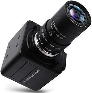 4K UHD USB Camera with Zoom,5-50mm 10X Optical Zoom Lens USB Webcam High Definition Web Camera 3840x2160@30fps Adjustable Focal Length Camera for Tripod Mount with Sony IMX317 Sensor