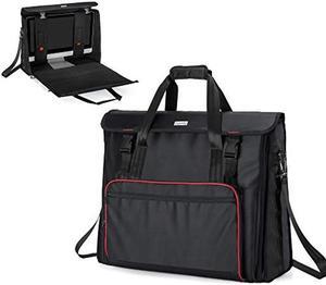 CURMIO Travel Bag Compatible for Apple iMac 27'' Desktop Computer, Portable Carrying Case Compatible with iMac 27-inch Monitor and Accessories, Black (Patent Pending)