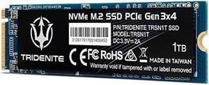 TRIDENITE 1TB NVMe M.2 2280 PCIe Gen 3x4 Internal Solid State Drive (SSD)