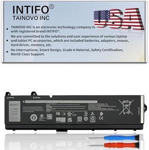 INTIFO 93Wh X9FTM Laptop Battery Compatible with Dell Precision 7770 7670 7780 7680 Series Notebook 05JMD8 5JMD8 0965V4 965V4 RCVVT 0NWDC0 NWDC0 0X26RT X26RT [11.55V 7650mAh 6-Cell]