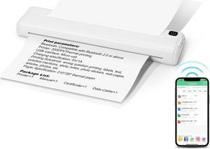 Bluetooth Thermal Transfer Printer, Portable Printers Wireless for Travel, Inkless Printer, Compatible with Android, iOS Phone, Laptop for Mobile Office, School, Support 8.2'' x11.6''US Letter