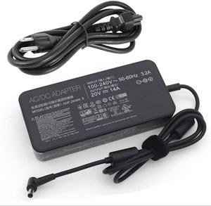 New 280W 20V 14A AC Charger for ASUS ROG G703GX-EV017FR,G703GS-WS71,G703GI,ADP-280BB B Laptop Power Supply Adapter Cord