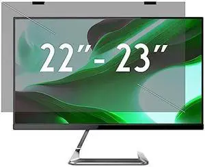 ANBAC Hang Type Privacy Screen Filter for 22"W 23"W9 23.6"W9 23.8"W9 Computer Monitors, Eye Protection Blocking Blue Light & UV - Computer Screen Privacy Shield, Anti-Scratch, Anti-Static, Dustproof