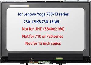 5D10Q89746 Screen Replacement for Lenovo Yoga 730-13IKB 730-13 730-13IWL 81CT 81JR LCD LED 13.3" Display Touch Screen Digitizer (1920x1080)