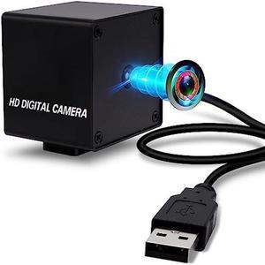 IFWATER USB Camera 48MP Webcam Ultra HD Autofocus 70 Degree Lens with Metal Case,200ms Fast Automatically Focus Clear USB Camera Plug and Play for PC Raspberry Pi Jetson Nano Laptop Prototype Camera