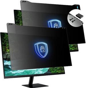 GHY [2 Packs] Computer Screen Privacy Shield 27 Inch Hanging Type, Anti Blue Light, UV Protection for 16:9 Aspect Ratio Monitor, Detachable Monitor Privacy Filters