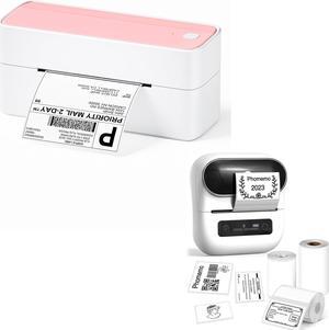 Phomemo M220 Label Maker, 241bt Bluetooth Shipping Label Printer, Compatible with Android and iOS Phone & Laptop