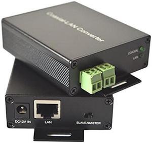 Wekuant Ethernet Extender Kit (Pair) Over Twisted Pair/Telephone Wire/Phone line up to 2Km(6500ft) for HD Network IP Camera, Webcam