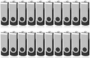 AreTop 512MB USB Flash Drives 100 Pack, Premium USB2.0 100 Pack Thumb Drives Bulk USB 100 Pack 512MB Pendrive Memory Stick Jump Drive 100 Pack Flash Drives Bulk (100 Pack 512MB, Black)