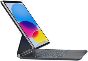 Keyboard Case for iPad 10th Generation (10.9",2022),Magnetic Keyboard Case with Multi-Touch Trackpad Compatible with Apple iPad 10th Gen 10.9-Floating Cantilever Stand, 7 Color Backlight