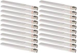 RW RoutersWholesale 2.4GHz / 5GHz Dual-Band (RP-TNC) Antenna Compatible/Replacement for Cisco AIRONET AIR-ANT2524DW-R= (White) 20PACK