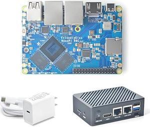 youyeetoo NanoPi R6C Mini Router with Metal Case and PD Power, RK3588S, 2.5G+1 Gbps Ethernet Ports/HDMI 2.1, Support OpenWRT/Docker for VPN NAS IOT Smart Home Gateway (8GB LPDDR4X 32GB eMMC)