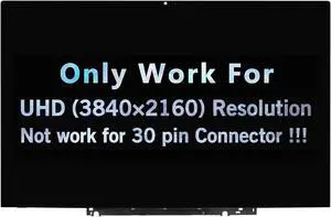 15.6" LCD Replacement for Dell Inspiron 15 7506 7500 2-in-1 P97F P97F003 P97F005 Touch Screen Digitizer LED Display Assembly with Bezel UHD (40pin Connector)