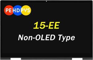 PEHDPVS Screen Replacement 15.6" for HP Envy x360 15-ee 15m-ee 15m-ee0013dx 15m-ee0023dx 15-ee0047nr 15-ee1000 15-ee1083cl 15-ee1093cl L93181-001 1920x1080 LCD Touch Screen Display(Non-OLED Type)