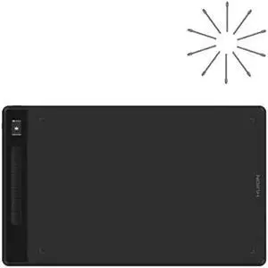 HUION Inspiroy Giano G930L Wireless Graphics Drawing Tablet Bundle with 10 Pack Upgraded Replacement Felt Nibs PN05F