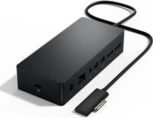 Surface Pro Docking Station,Surface Dock with 90W Power Supply,Gigabit Ethernet,Mini DP*2,USB 3.0 * 4,Audio Compatible with Surface Pro 9/8/7/X/6/4/3,Surface Book,Surface Go,Surface Laptop/Laptop go