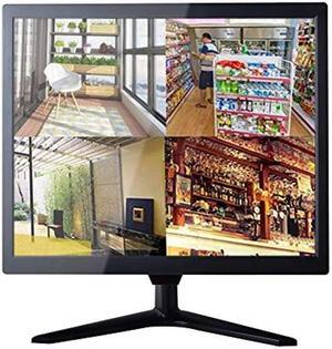 Cocar Security Monitor, 17 inch Security Monitor Screen, LCD CCTV Display for Home Security Systems Surveillance Camera STB PC, 1280x1024 Vesa Wall Mount Built-in Speaker, BNC/VGA/HDMI/Audio in Out