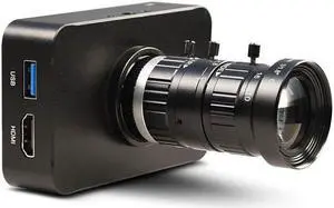 MOKOSE 4K HDMI Industry Camera C/CS-Mount Teaching Webcam with 10-50MM Telephoto Zoom Manual Lens