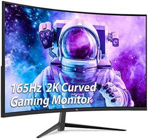 Z-Edge 27-inch Curved Gaming Monitor 16:9 2560x1440 165/144Hz 1ms Frameless LED Gaming Monitor, UG27Q AMD Freesync Premium Display Port HDMI