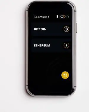 iCoin Hardware Wallet - The Most Trusted Digital Crypto Hardware Wallet with a 3in Color LCD Touchscreen, Digital Wallet for NFT, Crypto Currency and Tokens; All-in-one