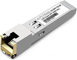 OPSTRAN 1000BASE-T SFP to RJ-45 Copper Transceiver Module for Dell Force10 GP-SFP2-1T SFP-1G-T 310-7225 407-BBOS 100m Cat5e/6 10 Pack